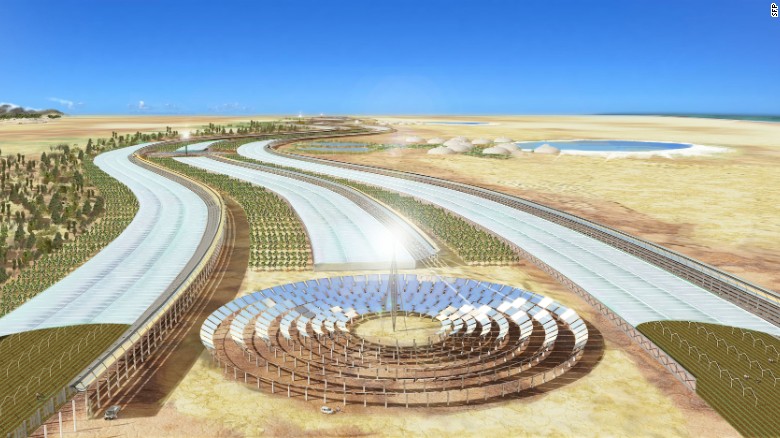 Solar power, desalination and crop growth in Tunisia