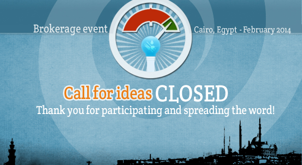 Brokerage event: call for ideas closed